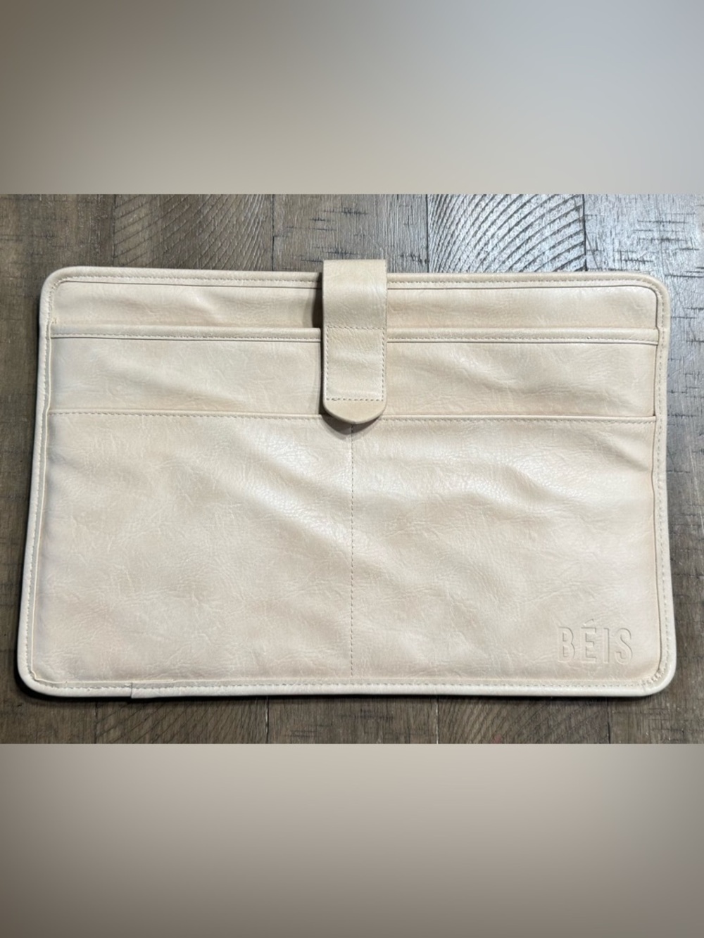 Beis Laptop Sleeve| Beis Travel Accesory| Cream/Beige